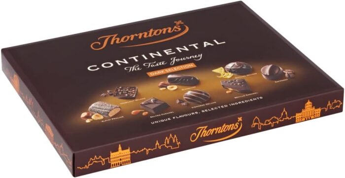 Thorntons Continental Dark Selection, Chocolate Hamper, Dark Chocolate Gift Box, Inspired by European Flavours, Assorted Dark Chocolates - Image 4