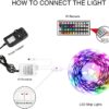 phopollo Led Strip Light, 10m Led Light Strips with 44-Keys Remote, Flexible 5050 RGB Colour Changing Led Lights for Bedroom,Party(5Mx2) [Energy Class A++] - Image 5