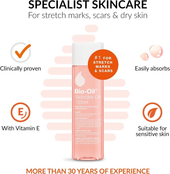 Bio-Oil Skincare Oil - Improve the Appearance of Scars, Stretch Marks and Skin Tone - 1 x 200 ml - Image 2