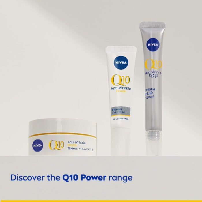 NIVEA Q10 Anti-Wrinkle Power Expert Wrinkle Filler Serum (15ml), Face Serum with Pure Coenzyme Q10 and Bioxifill Peptides Reduces Fine Lines and Wrinkles in 5 Minutes - Image 2