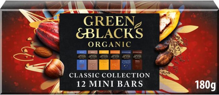 Green & Black's Organic Classic Milk & Dark Miniature Chocolate Gift Collection