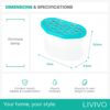 LIVIVO Pack of 10x 500ml Interior Dehumidifiers- Helps Stop Damp, Mildew, Mould Condensation Moisture Absorber Remover in Home Kitchen Wardrobe Bedroom Caravan Office Garage Bathroom, Basement - Image 8