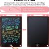 kogabanny 2 Pack LCD Writing Tablet, Doodle Scribbler Pad 8.5 inch Colorful Screen Drawing Board Learning Gift for Kids, Educational Toys for 3-6 Years Old Boys & Girls, Pink+Blue - Image 8