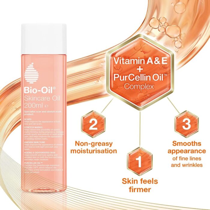 Bio-Oil Skincare Oil - Improve the Appearance of Scars, Stretch Marks and Skin Tone - 1 x 200 ml - Image 3