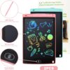 kogabanny 2 Pack LCD Writing Tablet, Doodle Scribbler Pad 8.5 inch Colorful Screen Drawing Board Learning Gift for Kids, Educational Toys for 3-6 Years Old Boys & Girls, Pink+Blue - Image 7