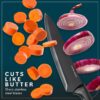 Home Hero Ultra-Sharp Stainless Steel Kitchen Knife Set - Chef Knives Set (7 pcs Set - Black with Knife Block) - Image 2